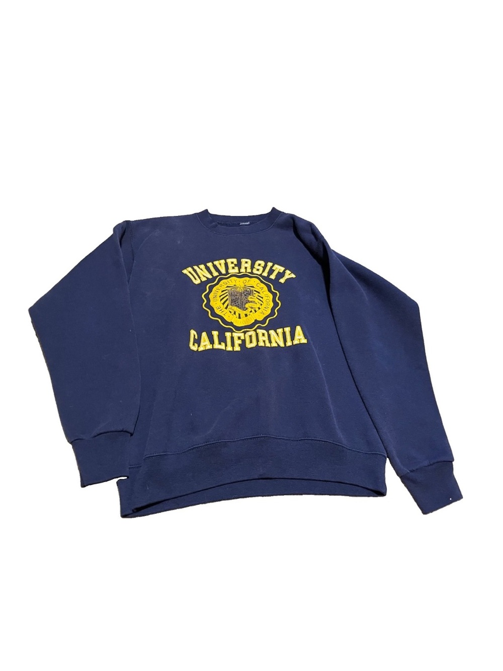 Vintage UC University Berkeley California Sweatshirt Blue Size L Soffe Heavy 80s